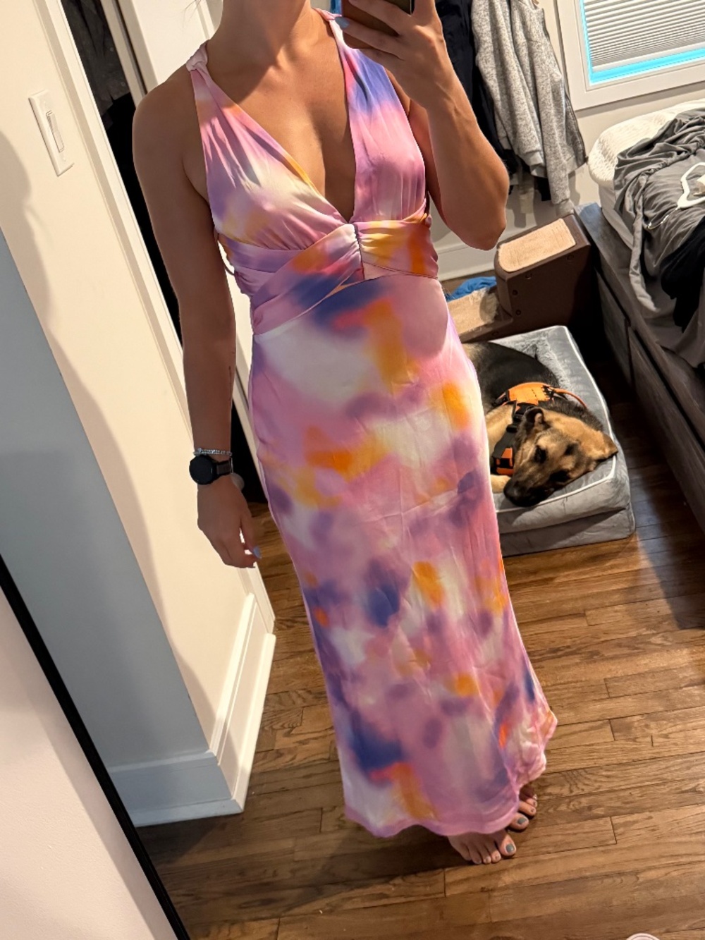 Multicolor/Pink Cocktail Hour Dress
